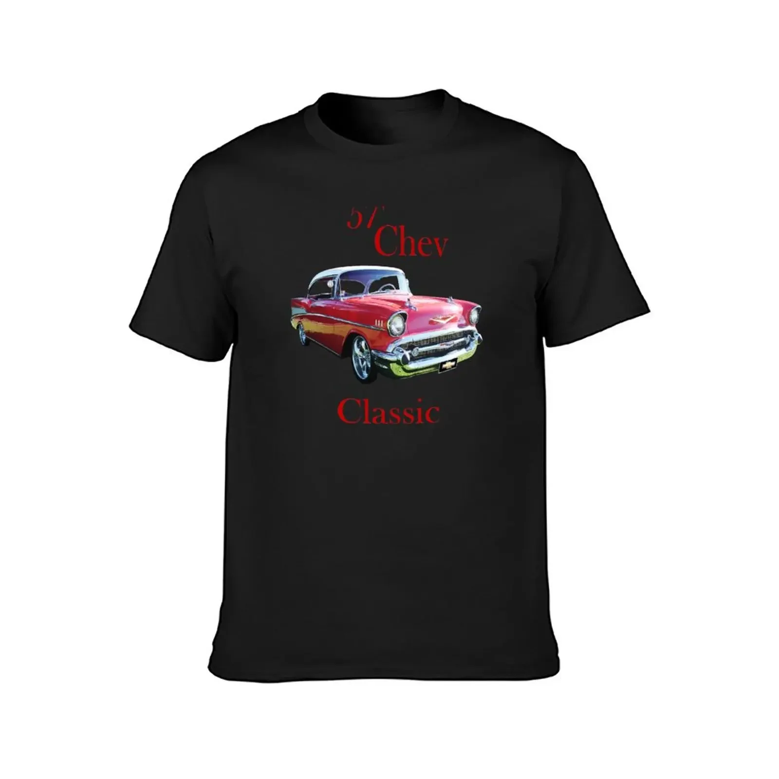 57 Chev Belair Classic T-Shirt shirts graphic tees blacks mens workout shirts