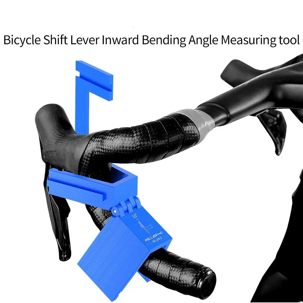 

Inward Bending Angle Bicycle Shift Lever Angle Measuring 3D Print Auxiliary Tool Handlebar Angle Finder Ruler Professional Grade