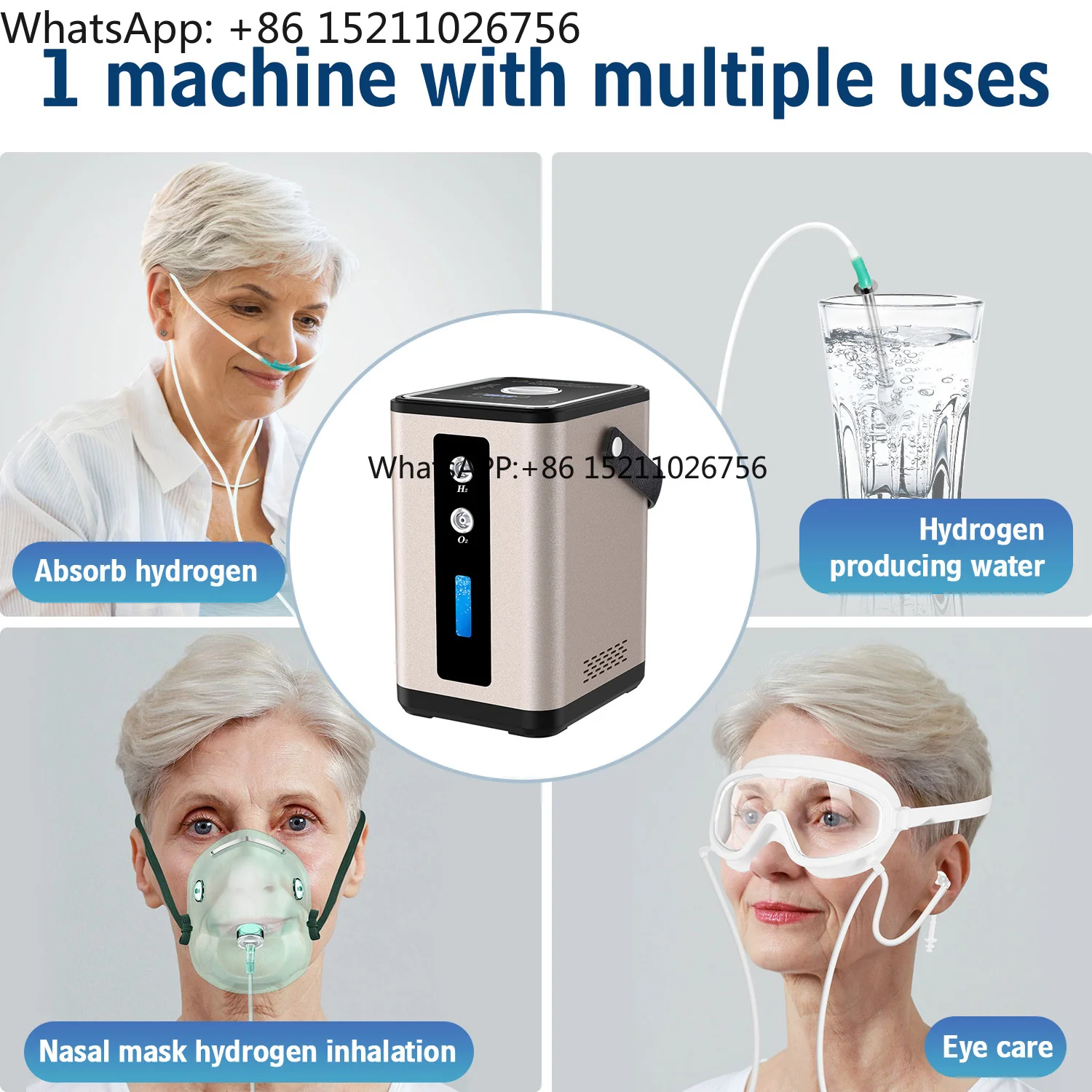 Health Wellness Clinic - جهاز استنشاق سعة 450 مل، نظام