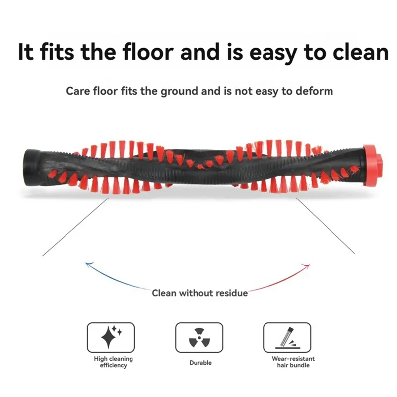 ABUD-BRC فرشاة أرضية لوظيفة كسر الشعر لإلكترولوكس WELLQ6 WQ61 WQ71 WQ81 WQ9 مكنسة كهربائية فرشاة دوارة برأس مربع