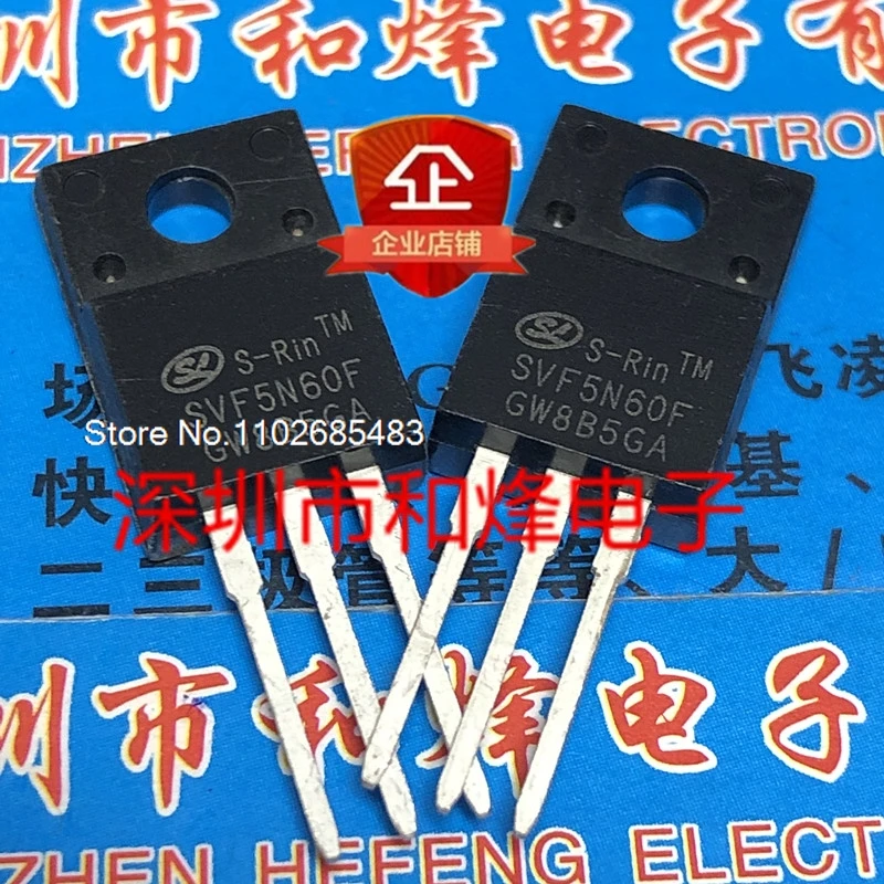 

（10PCS/LOT）SVF5N60F TO-220F 600V 5A