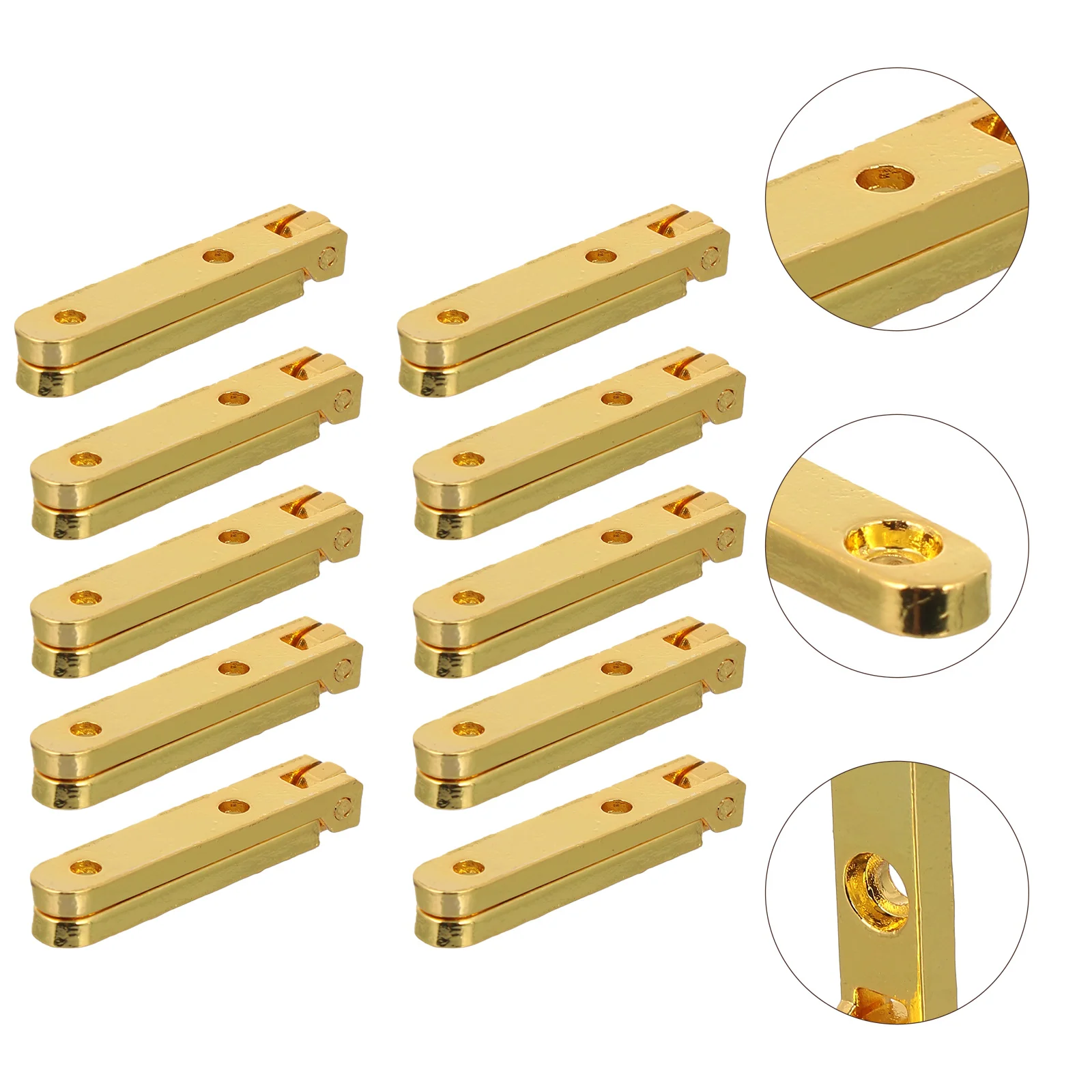 Wooden Box Hinge 90 Degree Hinges Decorative Chest Case Folding Zinc Alloy Jewelry Holder