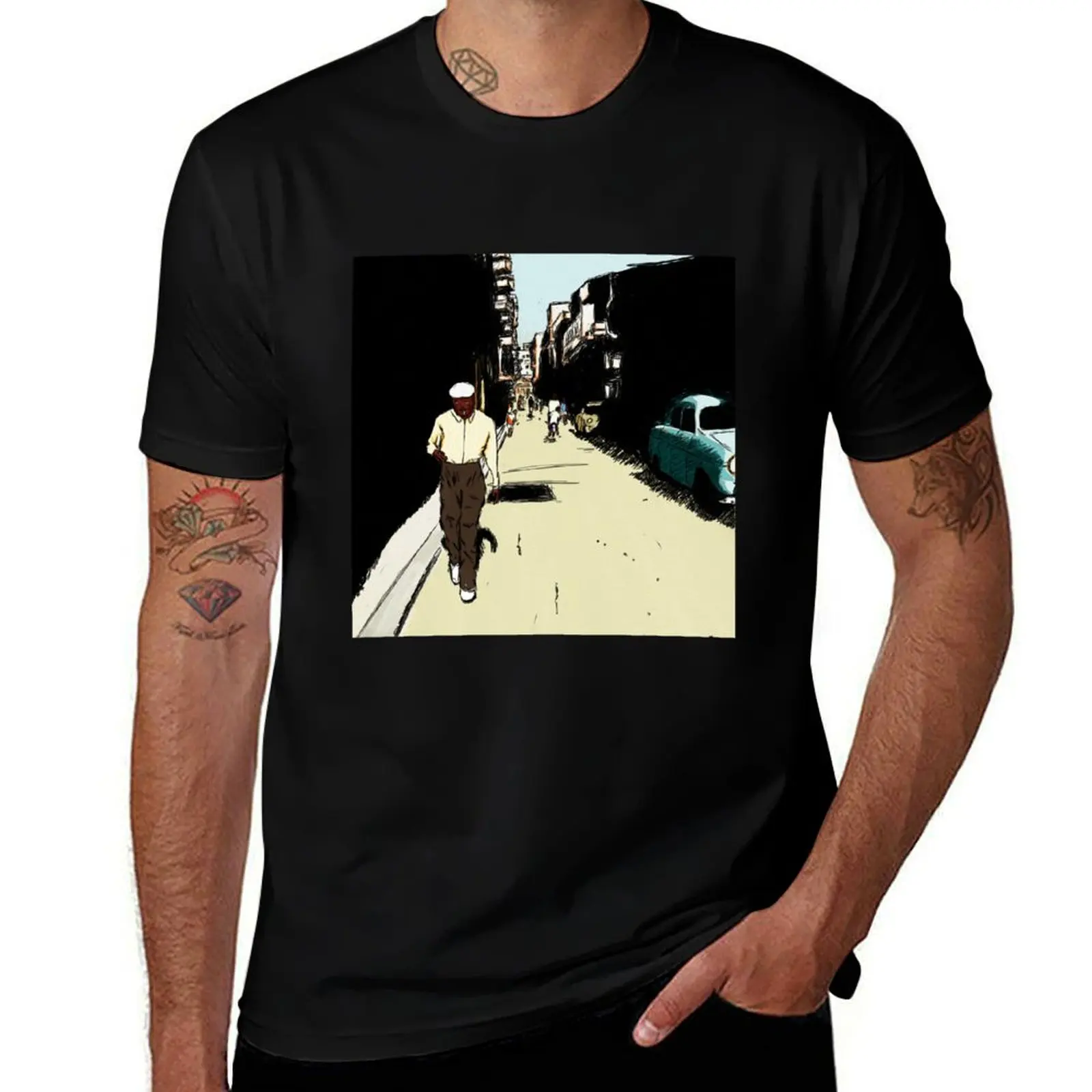 buena vista social club T-Shirt Outdoor Work Short Sleeve Top