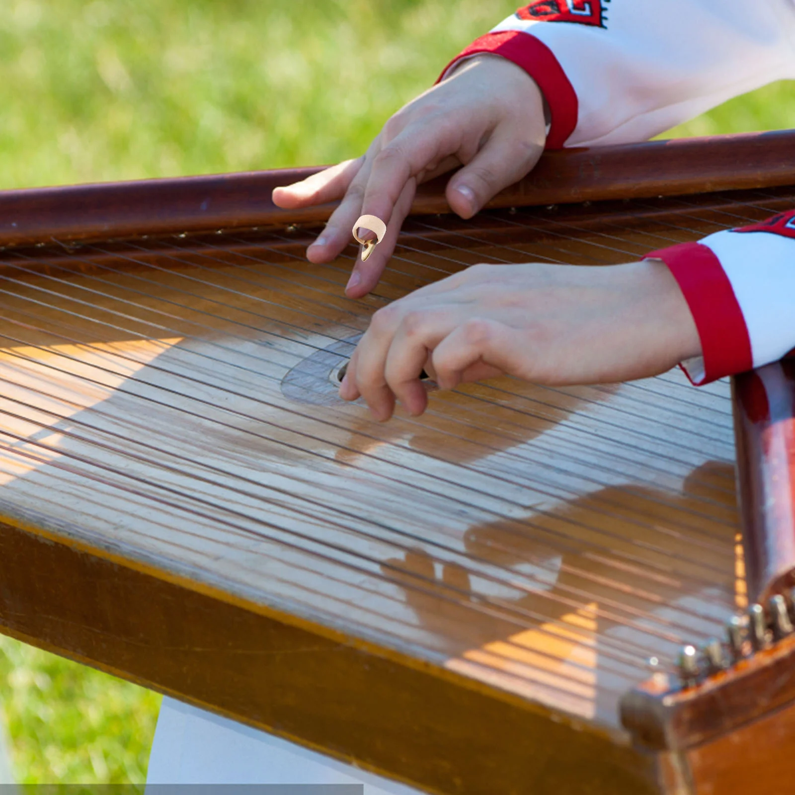 

1 Set Silicone Guzheng Nail Protectors Durable Elastic Nail Protection Covers For Playing Practice Comfortable Fit Long-Lasting