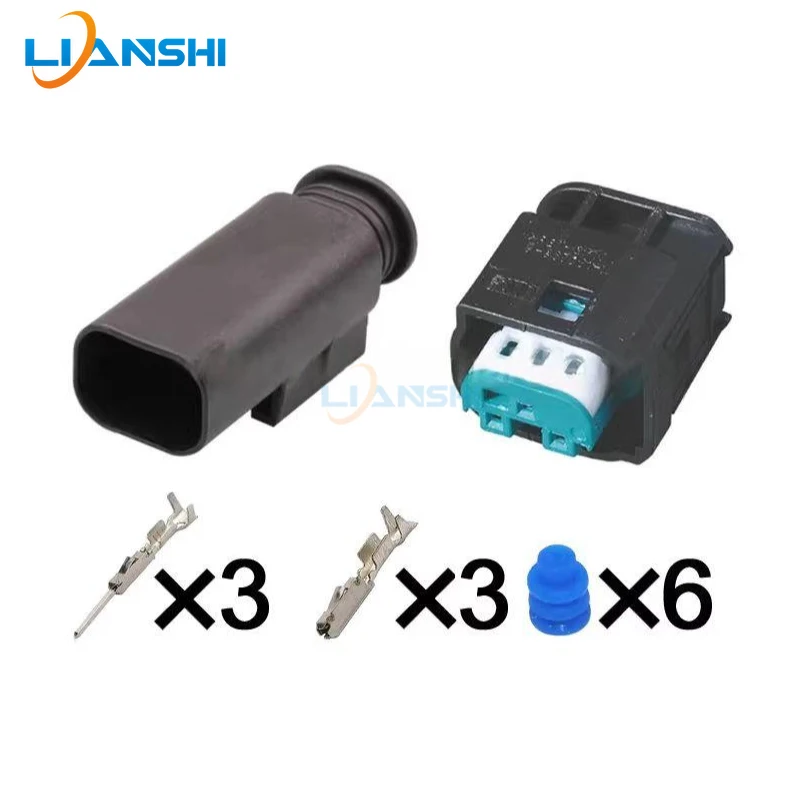 9-967081-1 automotive 3P connector, suitable for BMW X3 accelerator pedal harness plug DJ7031A-0.6-21