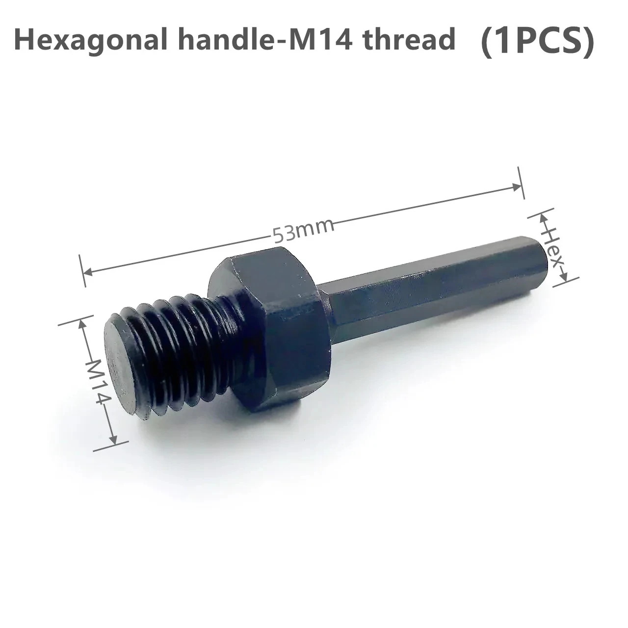M14 محول زاوية طاحونة M10 M14 5/8-11 ''موضوع محول التكيف أربور موصل تلميع ل الماس الأساسية بت ثقب المنشار #5