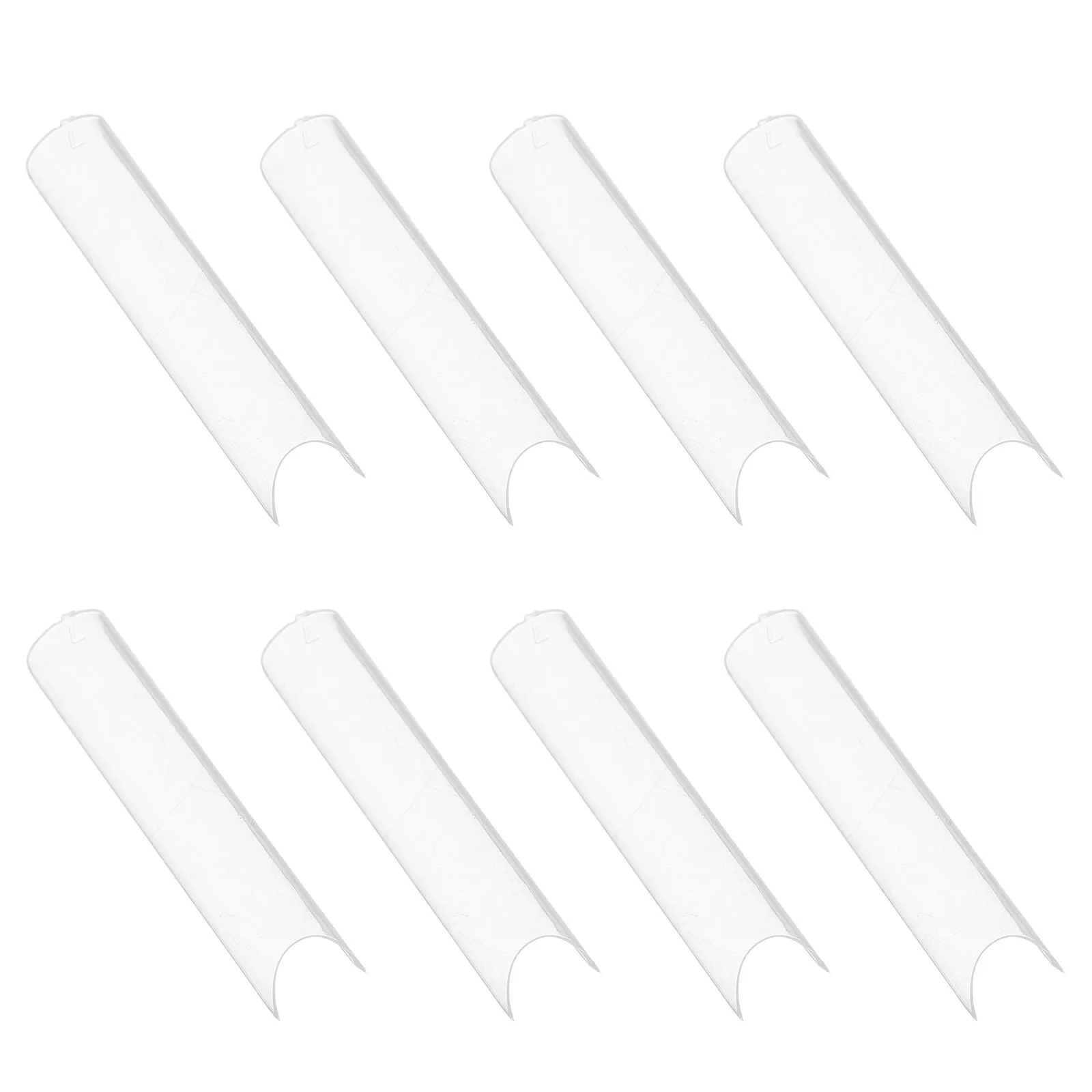 

Clear Coffin Shaped Extra Long False Nail Tips for French Manicure Natural Transparent Acrylic Nail Extensions DIY Salon Use