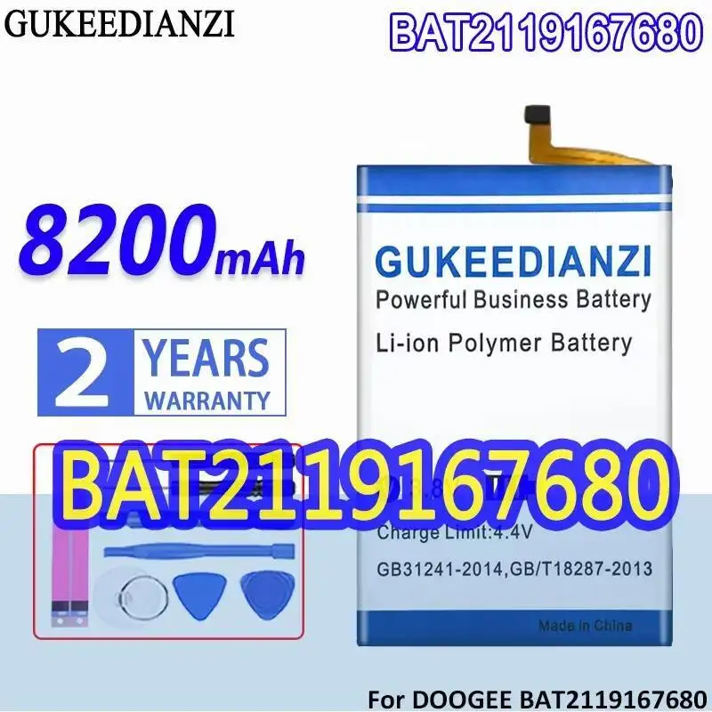 

Долговечный аккумулятор для мобильного телефона Doogee BAT2119167680 8200 мАч