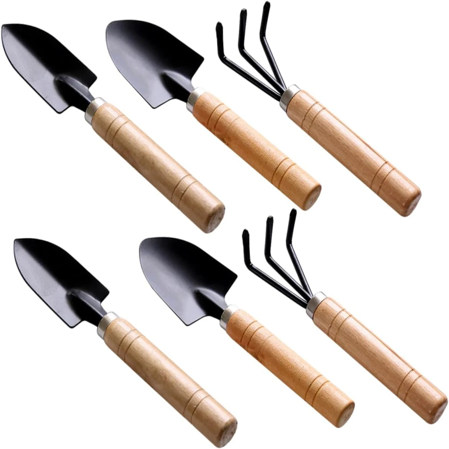 

6 Sets Small Shovel Cell Phone Stand Suit Artificial Plants Flowers Garden Tools Pearl Ice Cream Bowl Garden Trowels Hand Tool G