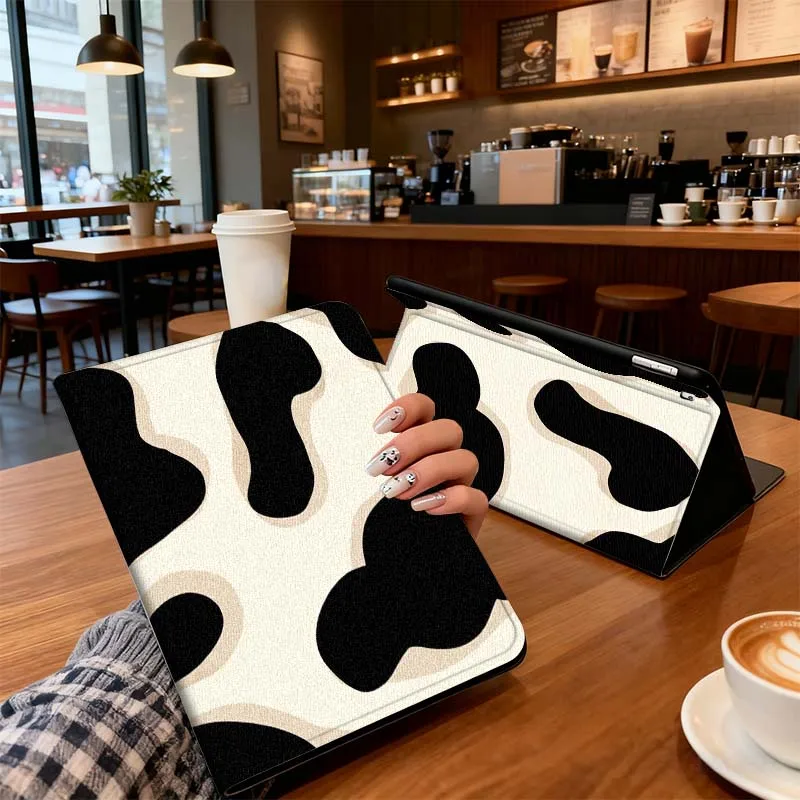 

Creative Simple Cartoon For iPad Pro 7 8 9 Gen 2 11 13 5th 6th 10th 11th M5 M4 12.9 10.9 10.2 Inch 2024 2025 Tablet Case