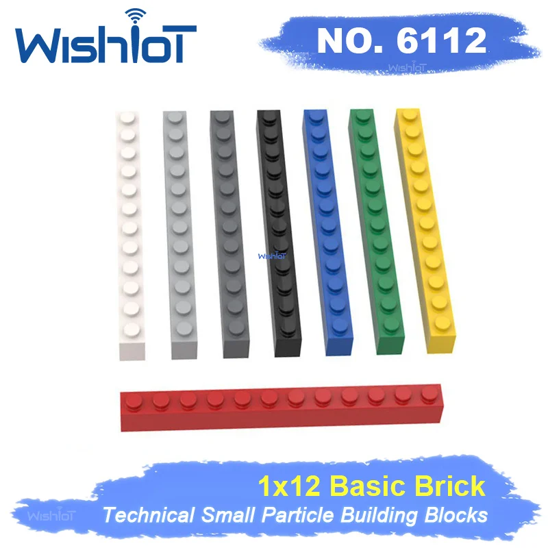 

Thick 1x12 DIY Building Blocks Figures Bricks Educational Creative Compatible With Brands Toys for Children 6112