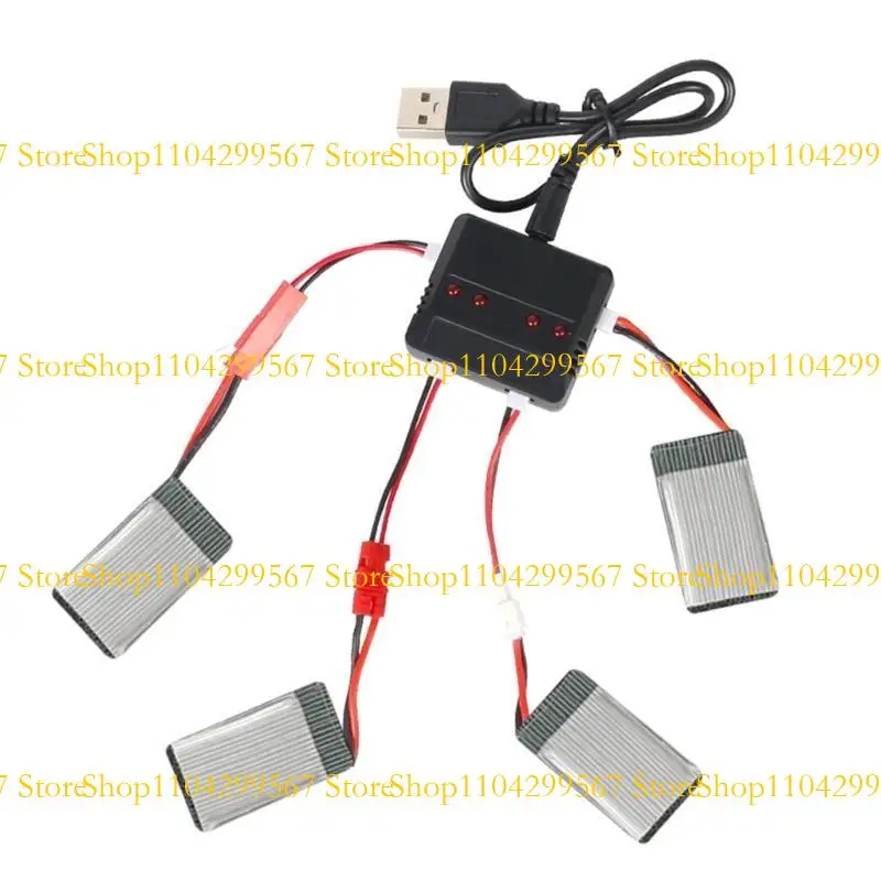 

CS1W 3.7V XH2.54 Lipo Battery 1 to 4 USB Balance for Syma X5C X5SC X5S X5SW X5W Parts RC Quadcopter Helicopter