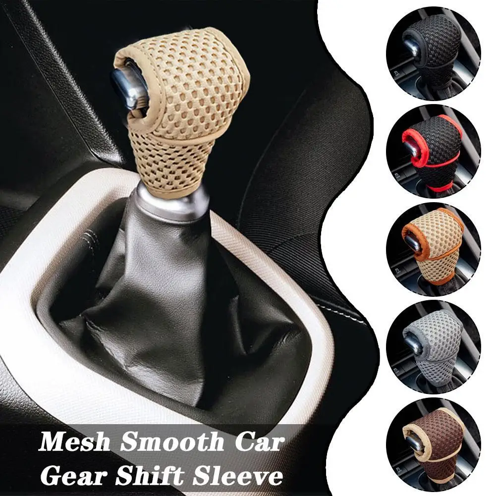 

Car Shift Knob Cover Gear Shift Non Slip Grip Handle Protective Covers Universal Gear Automatic Car Interior Accessories