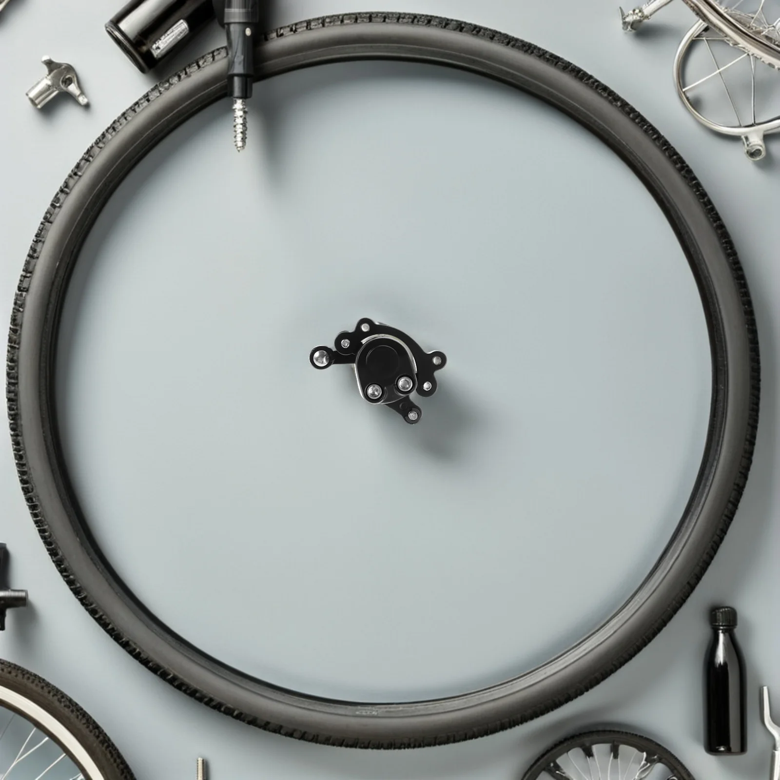 

1Set Rear Disc Caliper Kit for Atv Pocket Bike - Mountain Bike Brake Pad Replacement - High Temperature Resistant Hydraulic