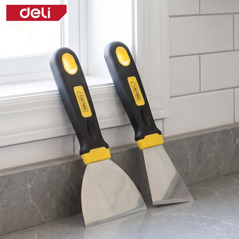 Wide and Angled Blade Stainless Steel Oil Scraper Commercial Kitchen Griddle Flat Top Cleaner Grease Removal Restaurant Tool