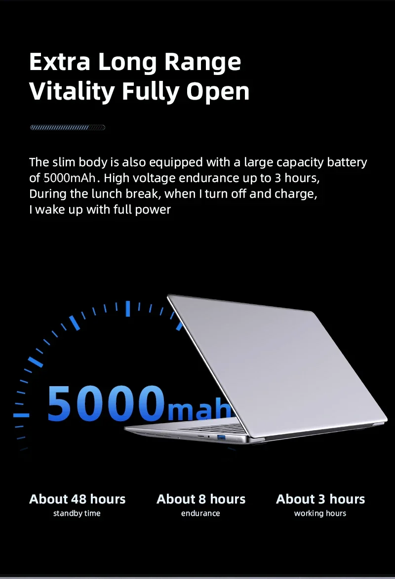 14.1 inch Laptops Intel Core i7 7500U Windows 11 Gaming Laptop