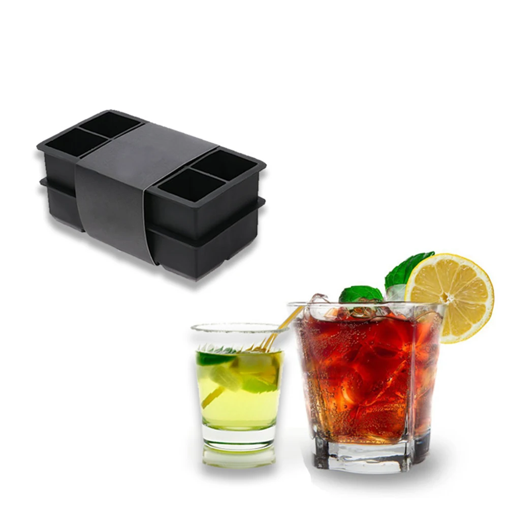 

2 pcs Ice Cube Tray Silicone 21 Grids Shaped Molds Flexible Non Toxic Odorless For Drinks Ice Making Kitchen Bar Tools