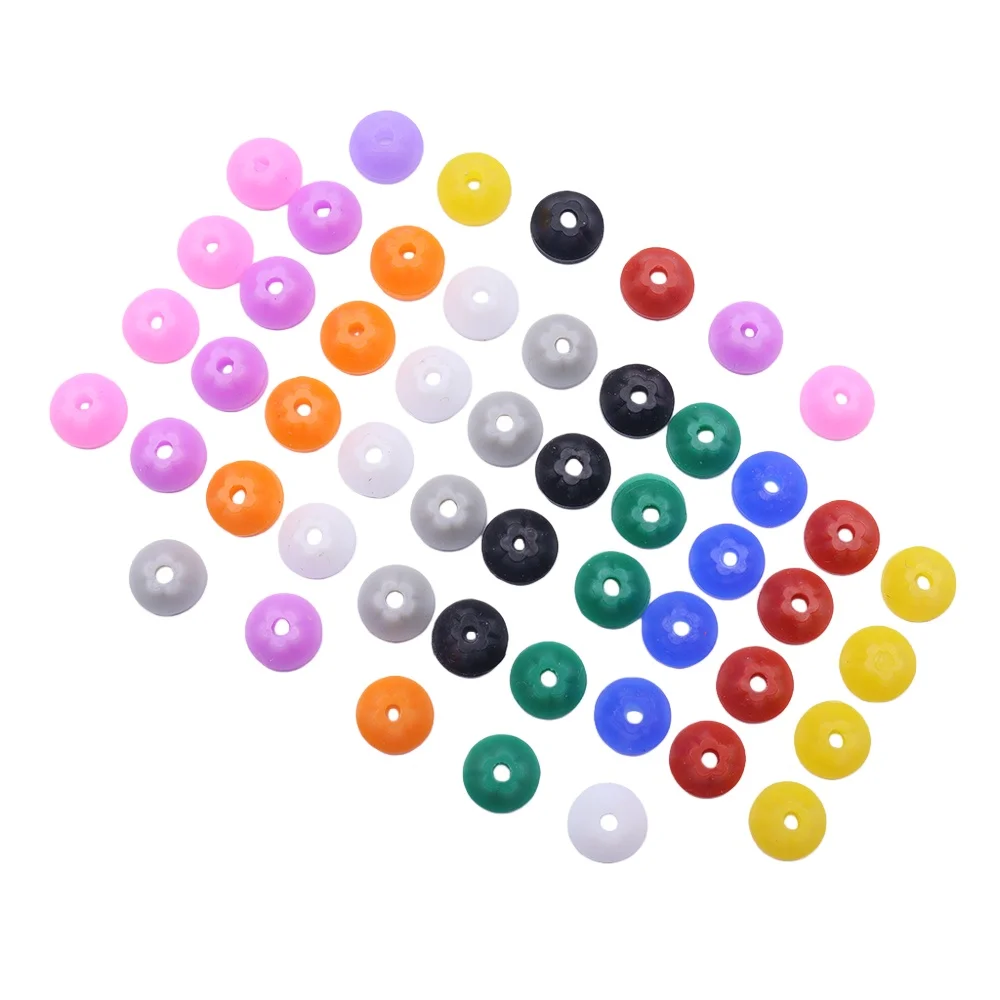 20 Stück weiche Silikon-Nagelstaubstopper, 3/32 Zoll Schaft, Bohrerabdeckungen, E-Datei-Anti-Staubkappen, Nagelwerkzeug-Zubehör, Mischungsfarbe