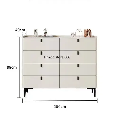 Grey 6 Drawer Dresser For Bedroom Wood Chest Of Drawers Metal Legs Organizers Home Storage Organization Cajoneras Home Furniture