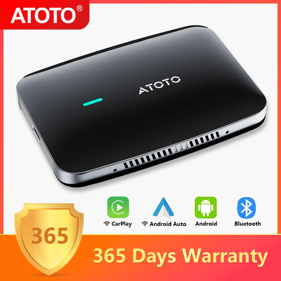ATOTOカースマートAIボックスAndroidシステム4GB 32GB Apple CarPlay