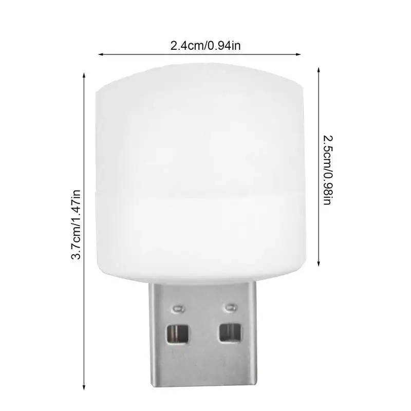 USB Night Light Durable Plug In LED Lamp Car Ambience Light Compact Small Night Light For Kids Bedroom Hallway Kitchen