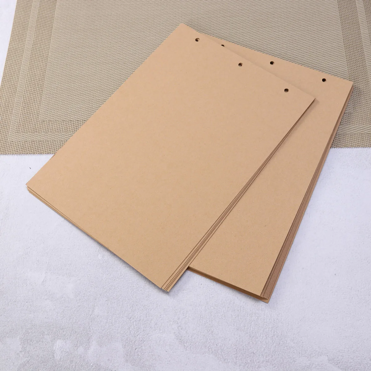 

15 Sheets Scrapbook Refill Pages for 10 Inches Photo Album Premium Kraft Paper Double Sided Thick Scrapbooking Paper