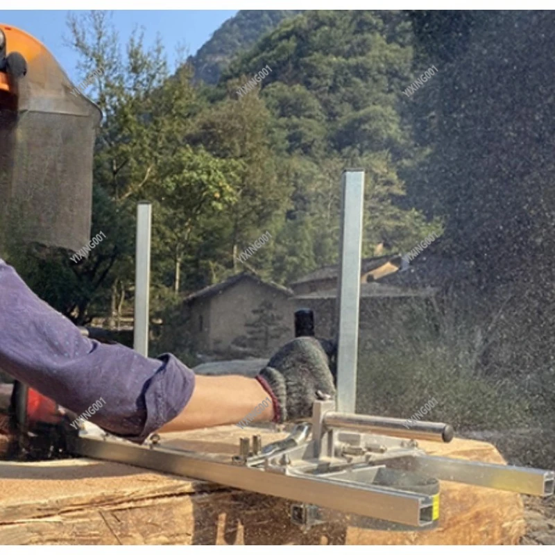 Portable Chainsaw Milling Guide Frame DIY Woodworking Accessory Lumber Cutting Tool for Planking Sawmill