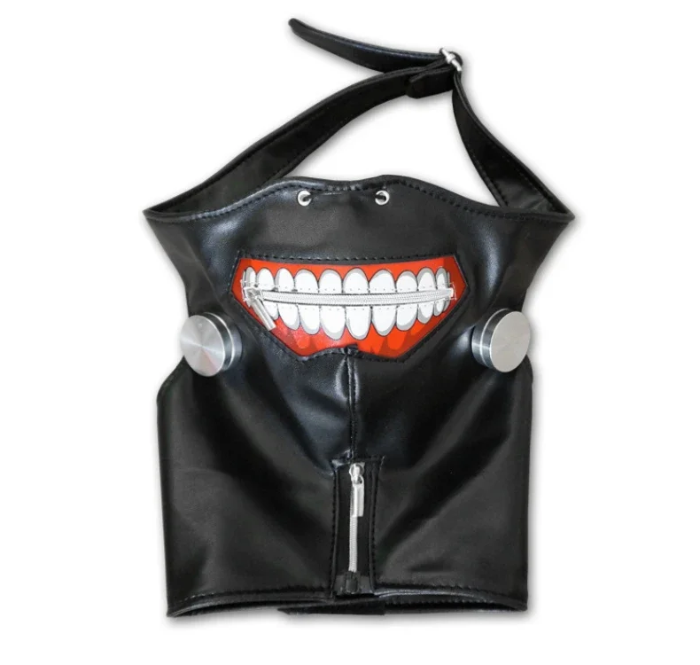 Anime Tokyo Ghoul Maske Kaneki Ken Cosplay Masken Halloween-Party-Masken Cosplay Ghoul Kinkiken Reißverschluss-Mund 3D-Maske Gruselige Maske – Detail 4