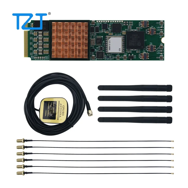 TZT HamGeek M2SDR Software Defined Radio M.2 XC7A200 RF Transceiver Module GPSDO 40M Clock Output