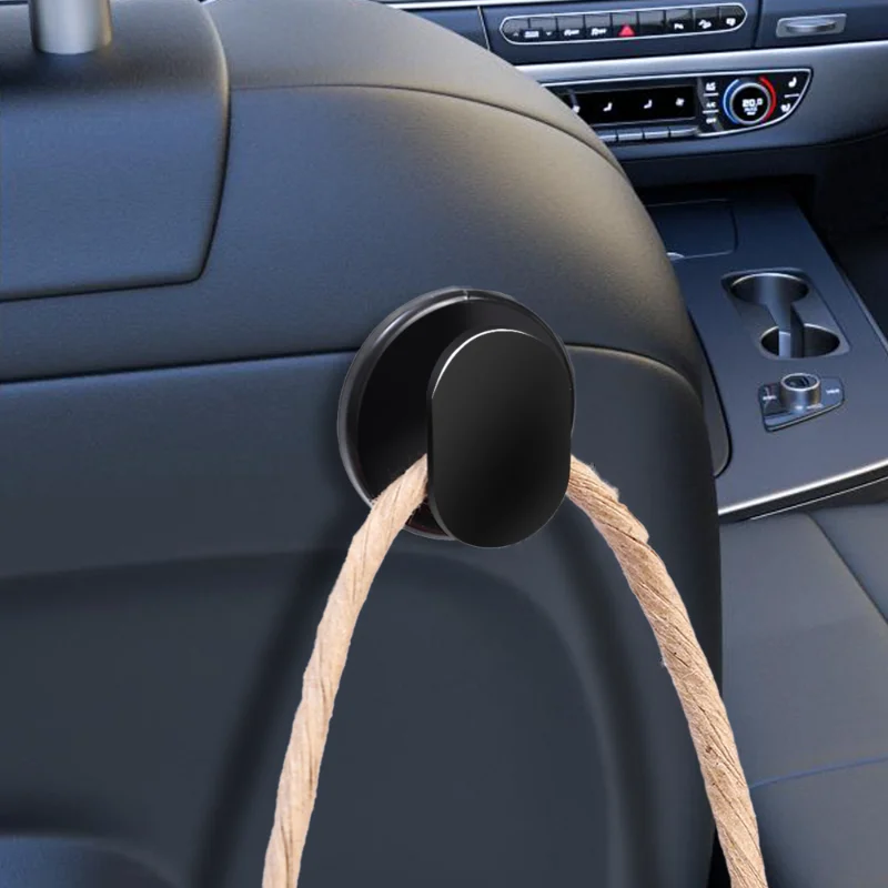 خطافات تخزين صغيرة للسيارة متعددة الوظائف، خطافات لاصقة قوية مخفية، قلادة تخزين منظم السيارة الداخلي #3