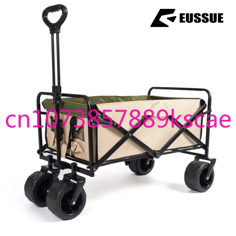 

Outdoor Camp Car Folding Lever Car Camping Barbecue Picnic Trolley Tool Trolley Stall Camping Car