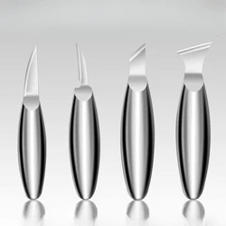 All Steel Professional Woodworking Carving Knife Carving DIY Whittling Cutlass Hand-dug Spoon Wood Carving Tools