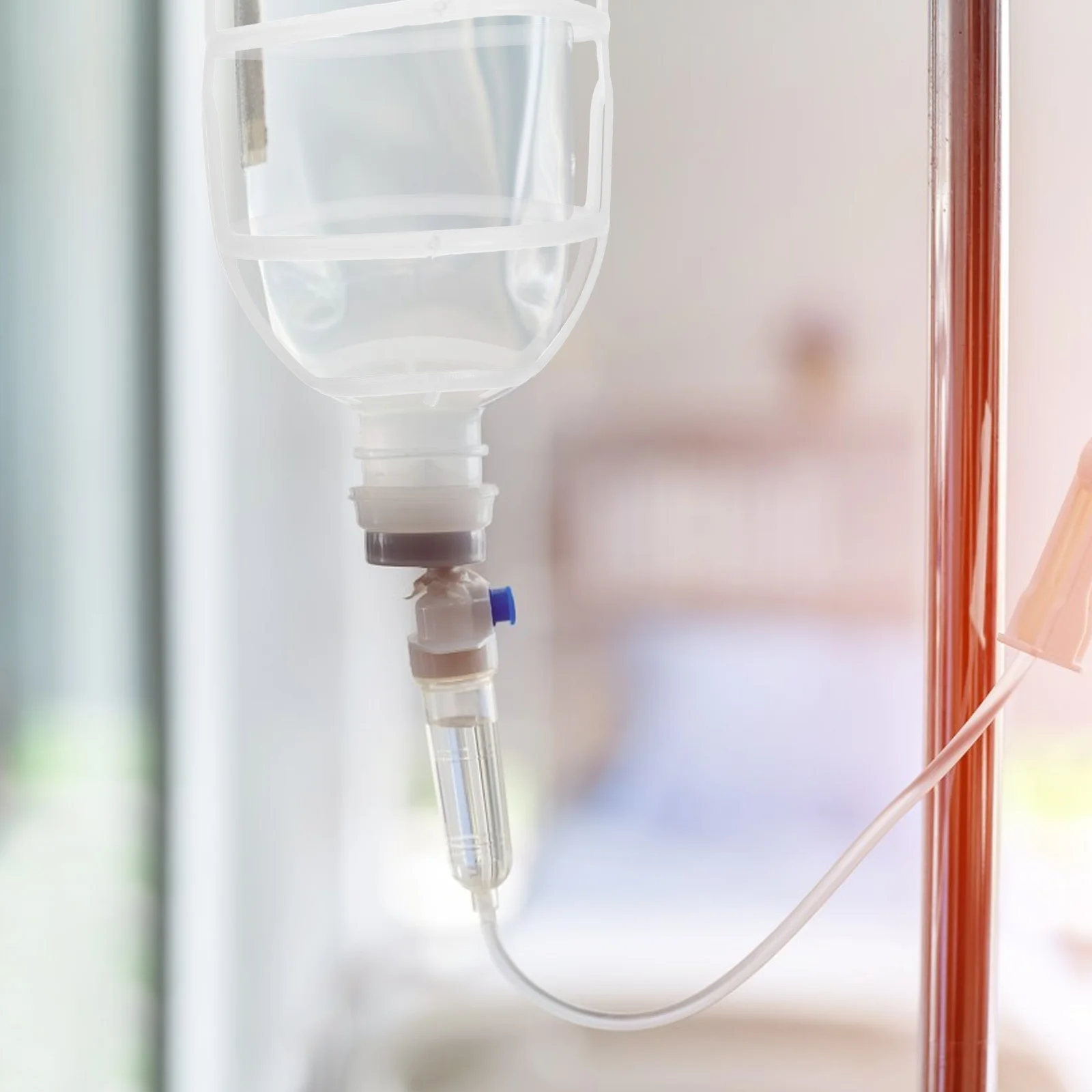 

20Pcs Hospital Saline Bottle Holder Strong Plastic Infusion Rack Net Bag Easy Install Reusable for Infusion Stand Storage