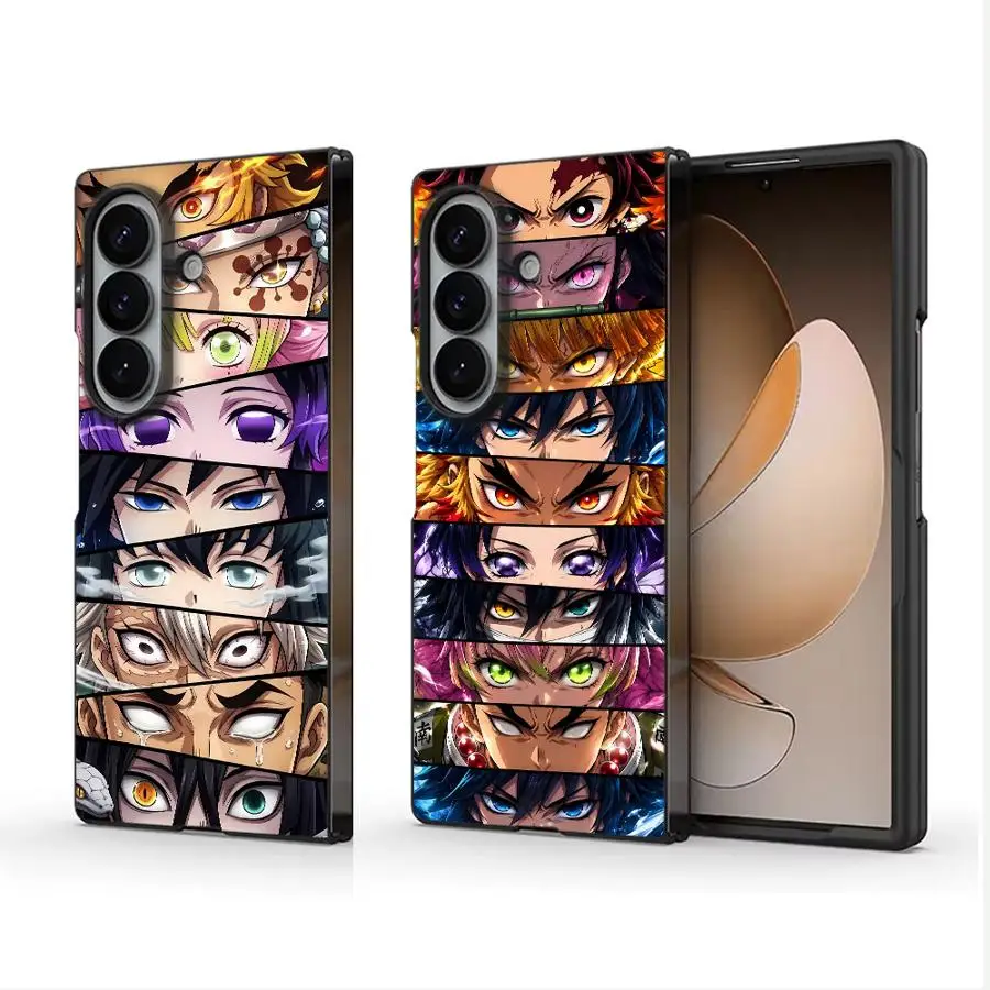Demons Slayers Anime Case for Samsung Galaxy Z Fold 8 Ultra Z Fold 7 6 5 ZFold4 ZFold3 ZFold6 ZFold5 ZFold7 Phone Cover