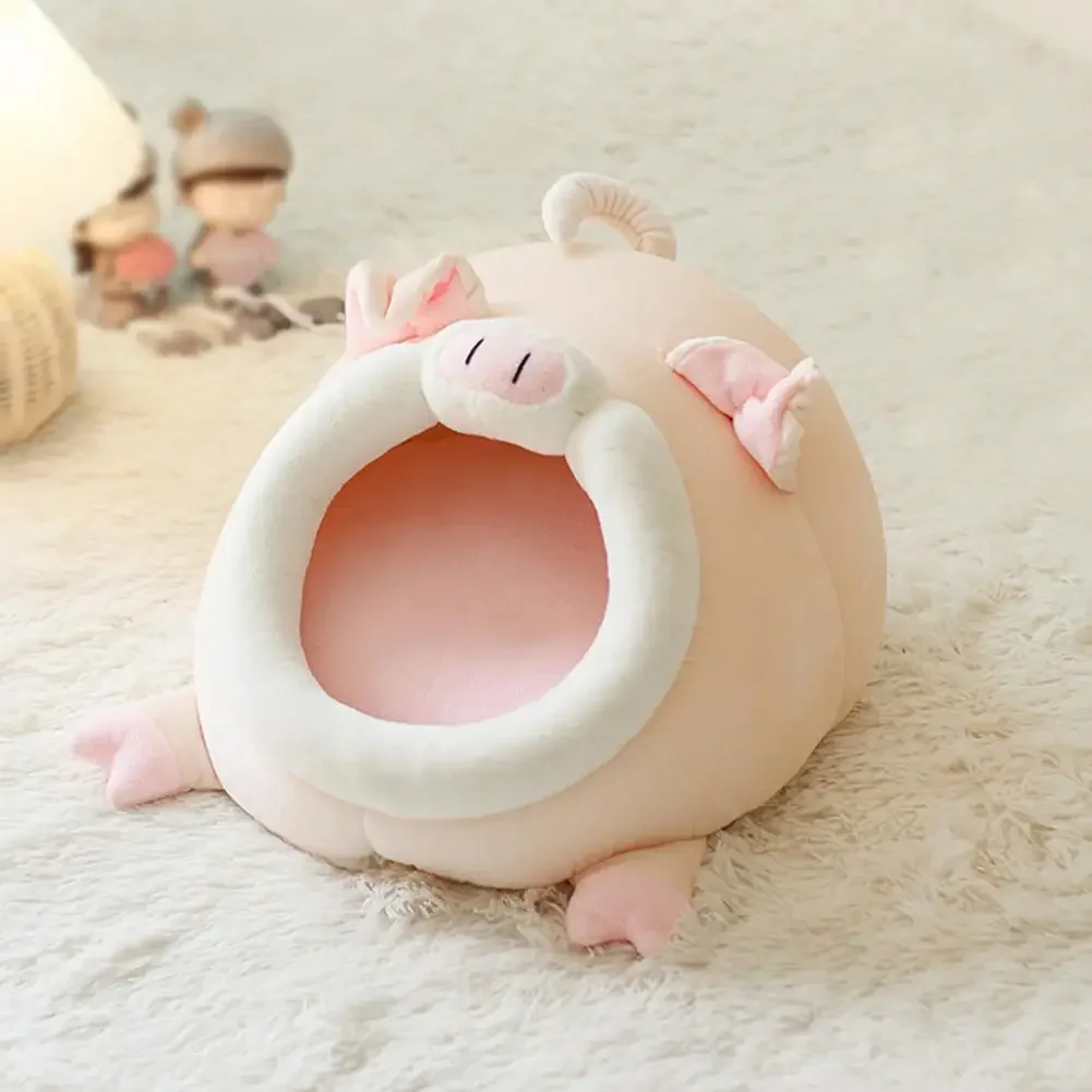 Thickened  Cute Padded Hamster Mini Animal Mice Rat Nest Bed Bite Resistant Squirrel House Non-slip Bottom for Living Room