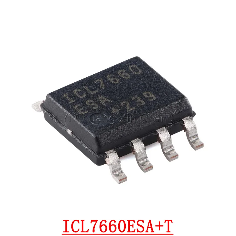 

10Pieces New Original ICL7660ESA+T ICL7660ESA Positive or Negative Fixed -Vin, nVin, Vin/2 1 Output 20mA 8-SOIC