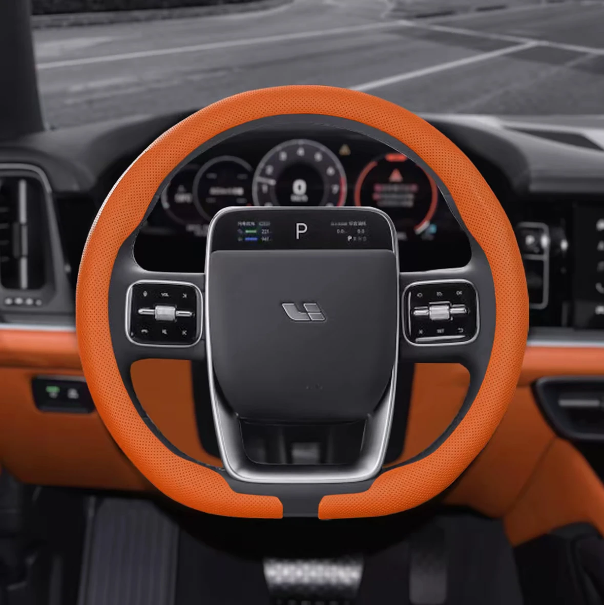 

Чехол на руль из 8D кожи Nappa для Li Auto L9, L6, L8, L7, а также для Leading Ideal One. Аксессуары для интерьера автомобиля, автостайлинг.