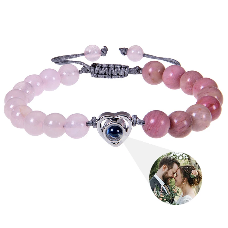 Personalisiertes Armband mit Bild im Inneren, Projektionsarmbänder mit Fotos, Bildarmband, personalisierte Erinnerungsgeschenke