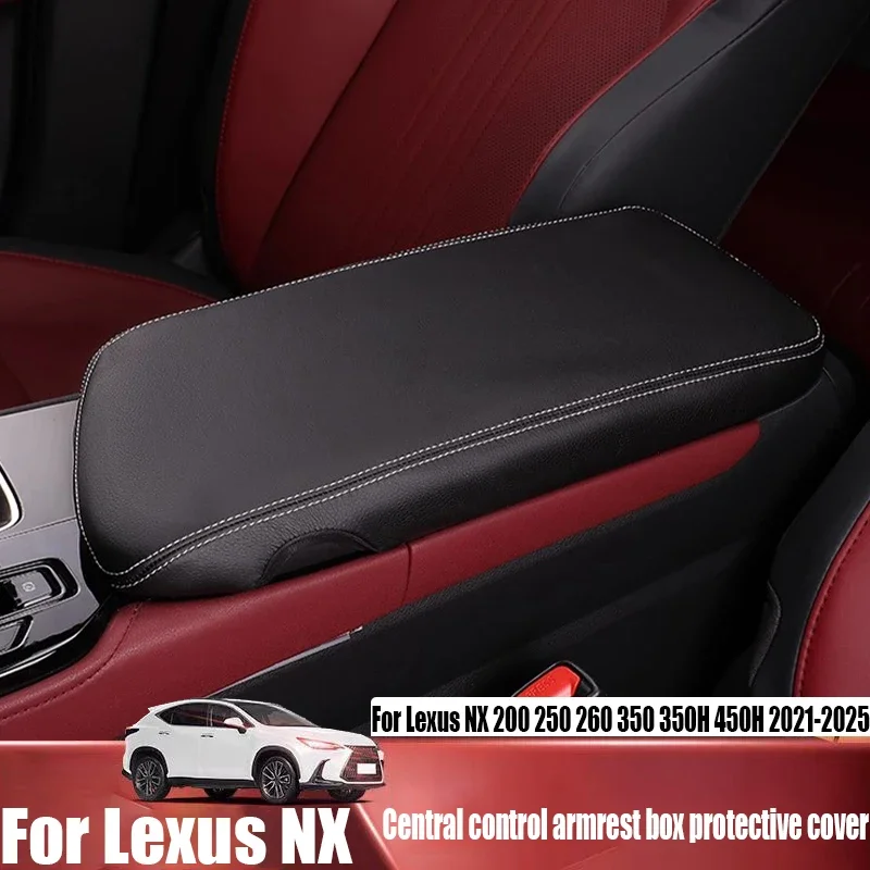 Armrest box protective cover automotive interior decoration accessories For Lexus NX 200 250 260 350 350H 450H 2021-2025