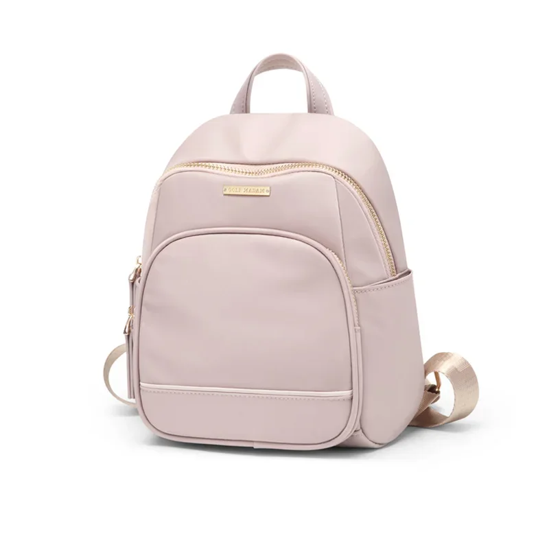 GOLF Simple Women Backpacks Large Capacity Casual Female Bag Solid Backpack School Bags for Girls Oxford Waterproof Small Pack