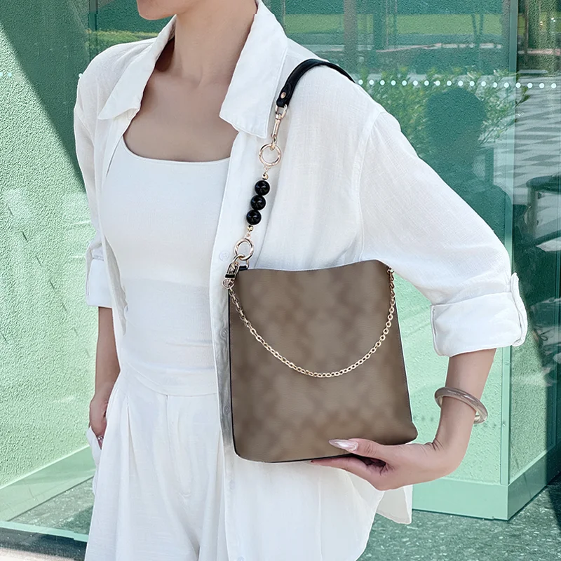 تمديد سلسلة لمدرب Mollie22 دلو حقيبة سلسلة الزخرفية سلسلة قلادة حقيبة الديكور حقيبة تحت الإبط ملحقات السلسلة #5