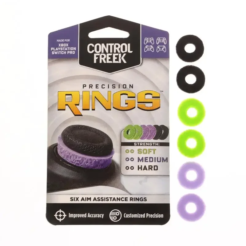 Confezione da 6 anelli di precisione Aim Assist per controller Xbox Series X/S, Xbox One, Xbox 360 e Switch Pro
