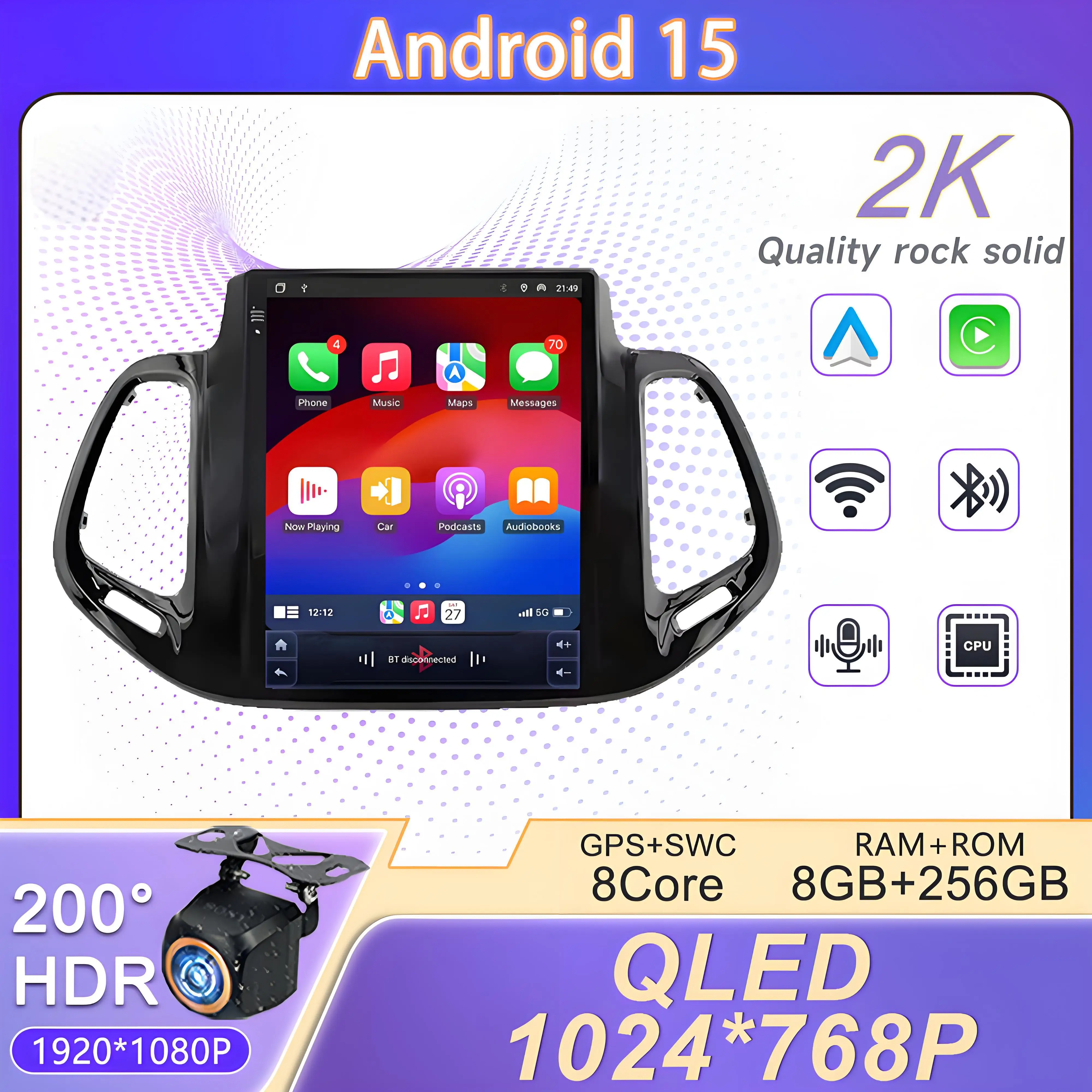 9.7' Android 15 Car… - image