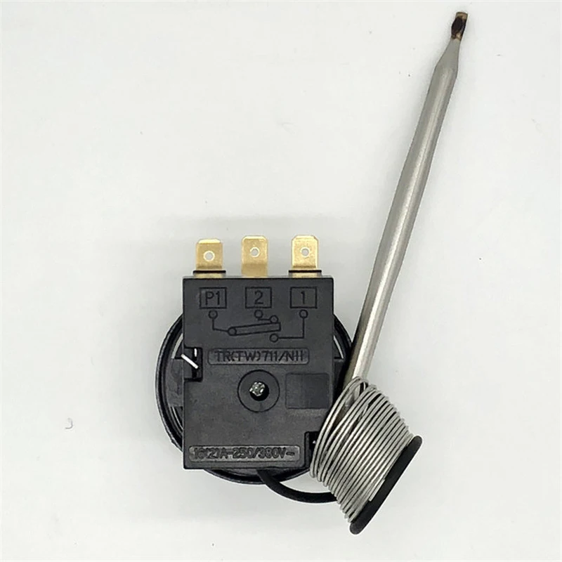 AC 250V 16A AC380V Freezer -30~+30 Degree Celsius Temperature Capillary Thermostat