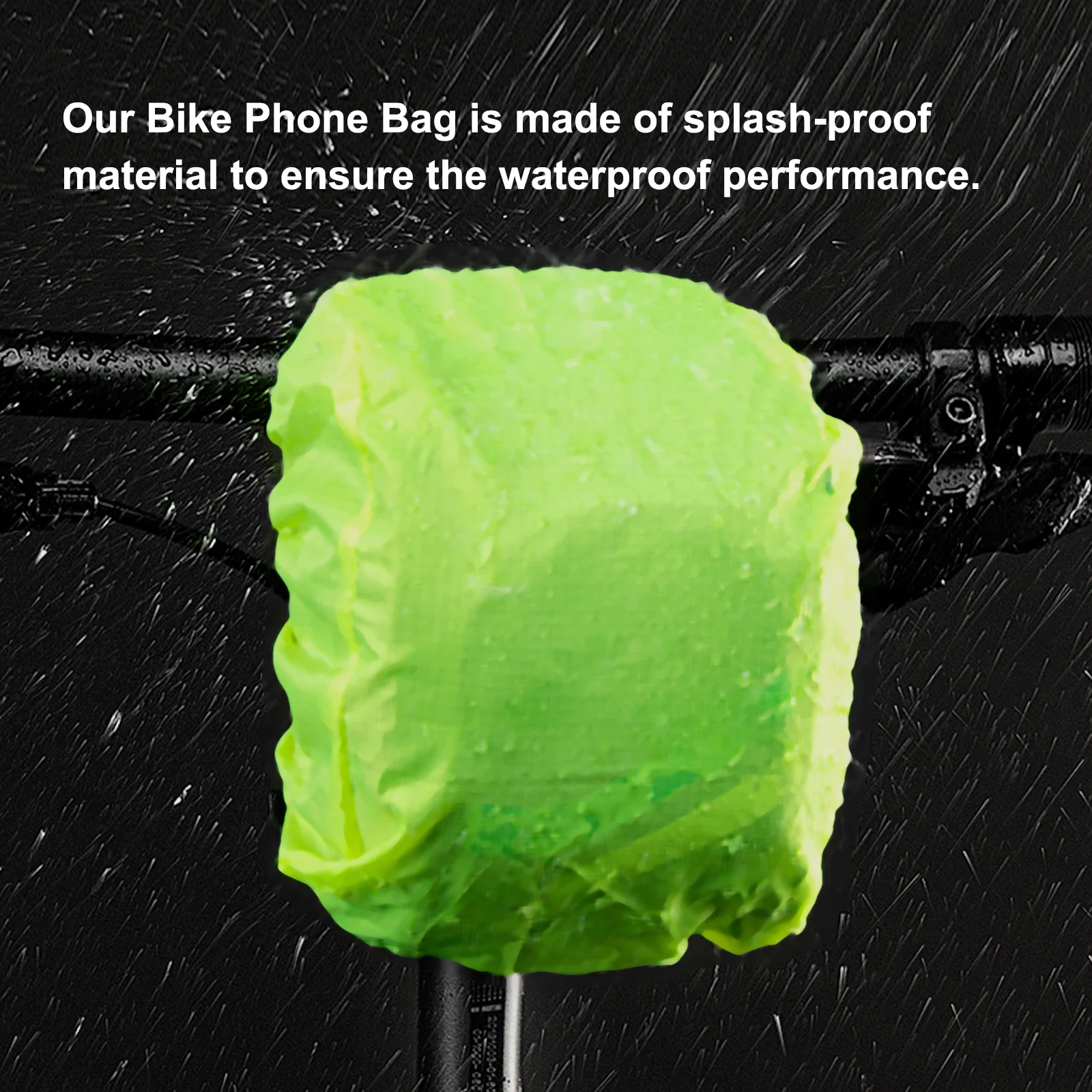 Waterproof Coating Inside To Protect Your Luggage From Rain Rain Cover Bicycle Bag Dustproof Folded Up Lightweight