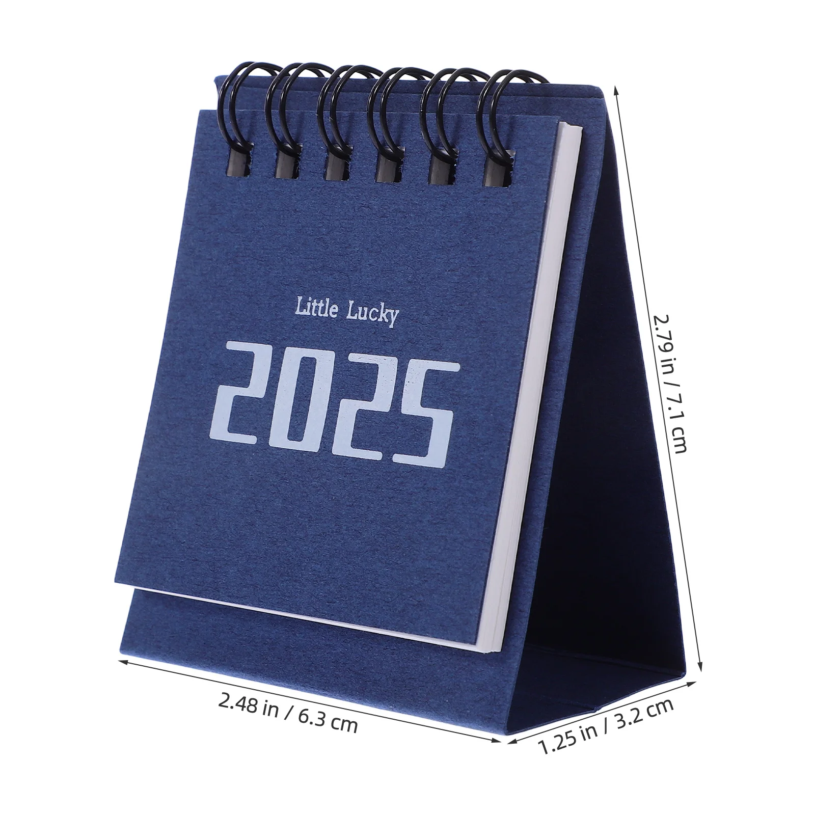 Mini Desk Stand Calendar Home Decor Simple Little Flip for Classroom Creative Coil