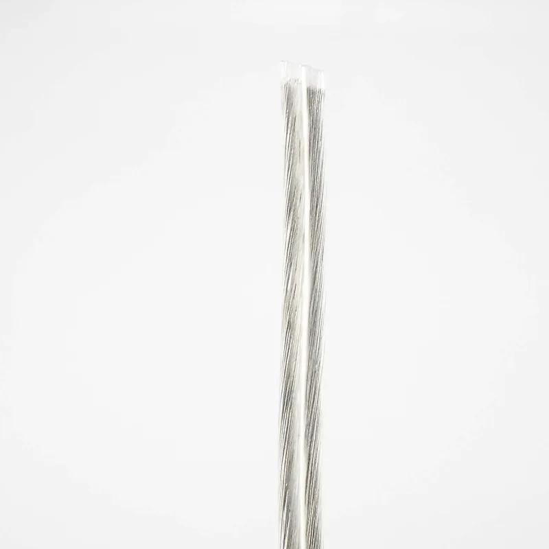 28AWG 2 Core Transparent Cable Copper Tinned Electrical Wire Parallel DC Power Flat Line for LED Light Strip 2468