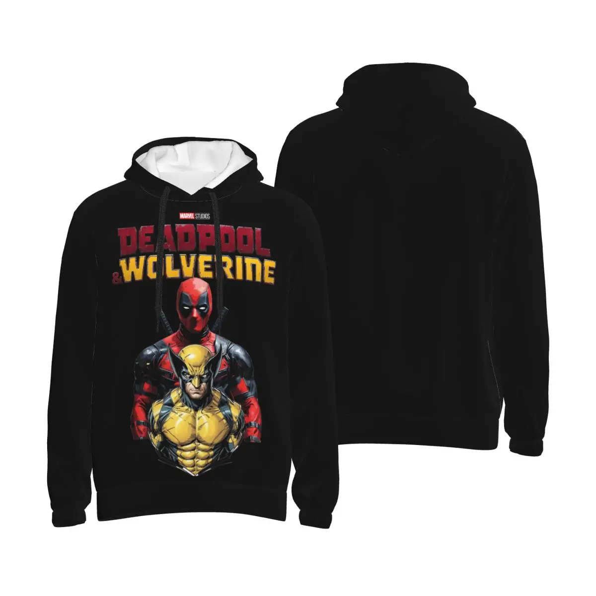 Deadpool & Wolverine Hoodie For Men Women Sweatshirt Graphic Kanga Pocket Hoodies Fashion Hoodie Pullover Long Sleeve Shirts