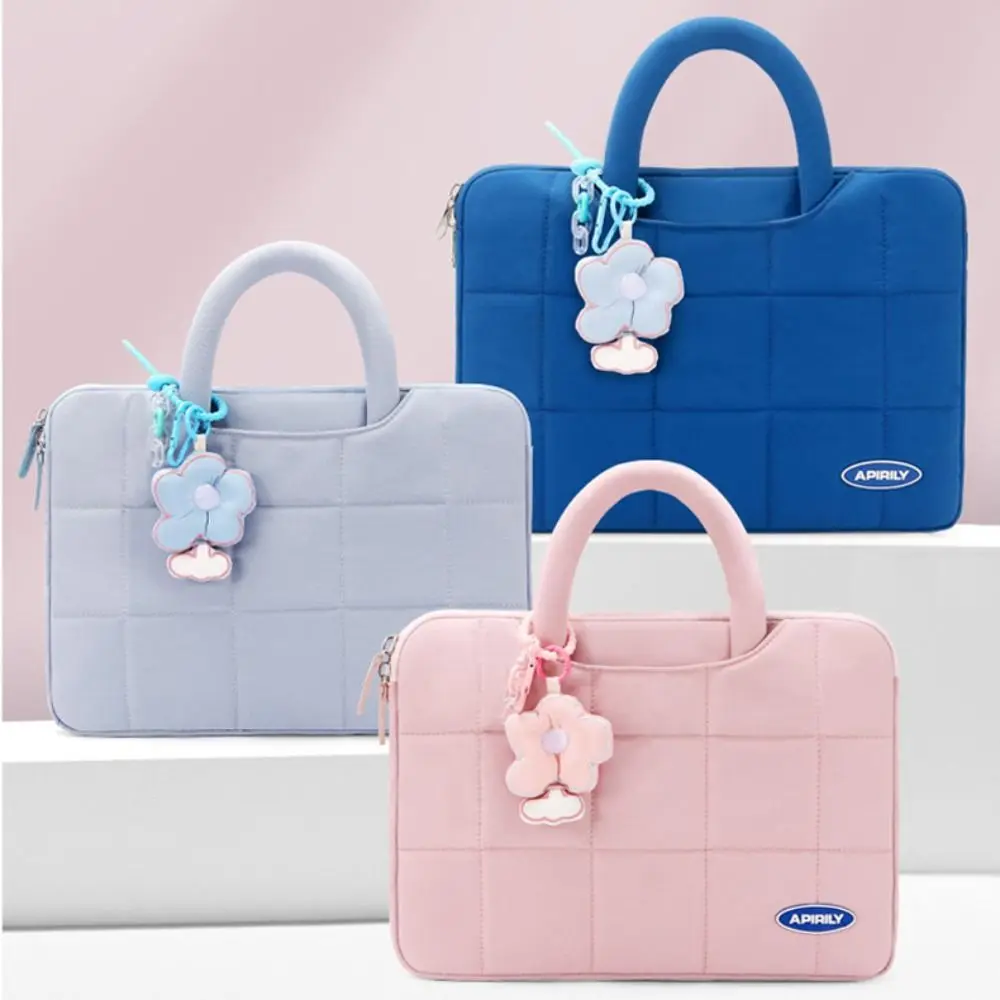 

Durable With Pendant Computer Bag Comfortable Waterproof Portable PC Bag Shockproof Cute Briefcase Cover Notebook Pouch Cover