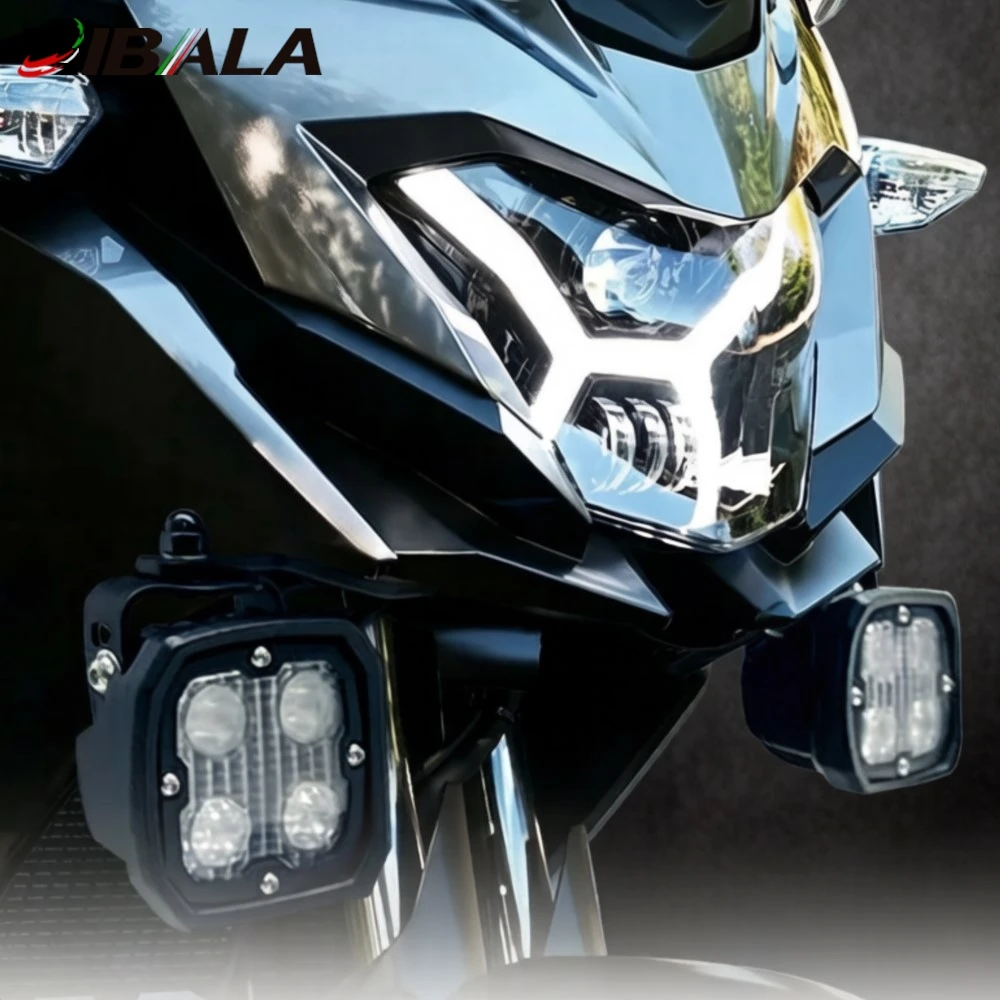 

2025 New Auxiliary Lights Bracket For Kawasaki Versys-X 300 VERSYS-X 300 2017-2024 Lower Driving Light Mount Fog Lights Bracket